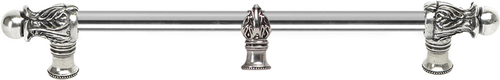 Acanthus 18'' cc with 1/2'' round smooth bar Romanesque style with center brace 783S-9