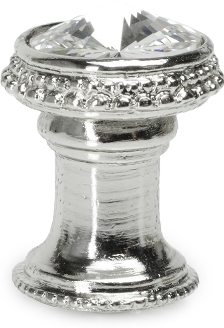 Cache Caché knob with an 18mm rivoli Swarovski Clear Crystal in Platinum. 869-24C Cache Caché knob with an 18mm rivoli Swarovski Clear Crystal in Platinum. 869-24C