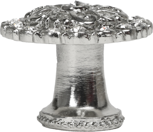 Cache Caché medium round knob with flared foot with Swarovski Clear Crystals 873B-24C Cache Caché medium round knob with flared foot with Swarovski Clear Crystals 873B-24C
