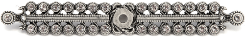 Cache Caché medium elongated escutcheon with Swarovski Clear Crystals 891-11C