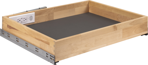 Powered Organizer 27'' Charging Drawer for Kitchen with In-Drawer Outlets & Charging Ports PD27-SC