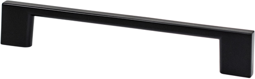 Transitional Advantage Four 128mm CC Matte Black Rectangle Pull 9053-4055-P