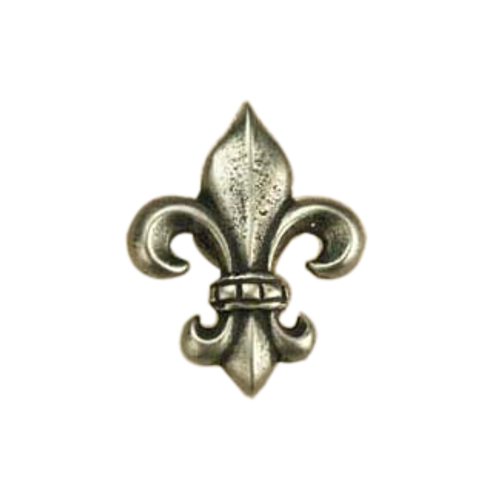 Fleur-de-Lis-Med Knob