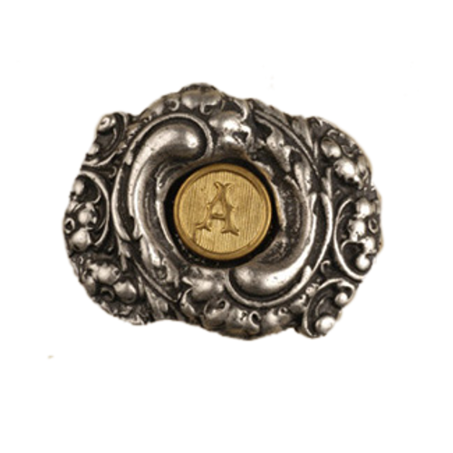 Fancy Initial Knob-Oval