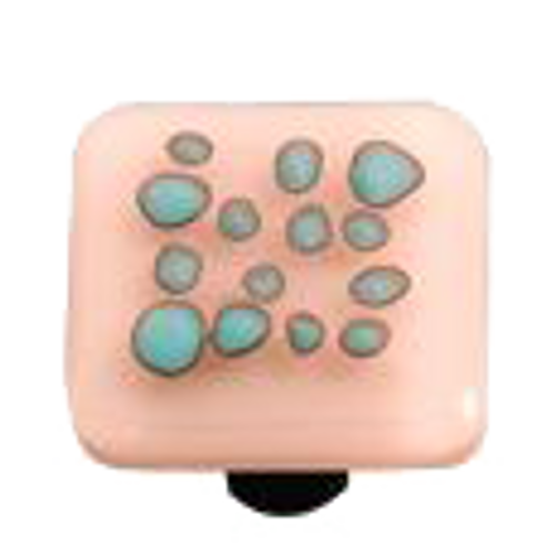 Reactive Collection Clear Petal Pink Knob