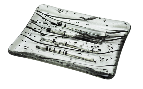 Mardi Gras Collection Black Soap Dish