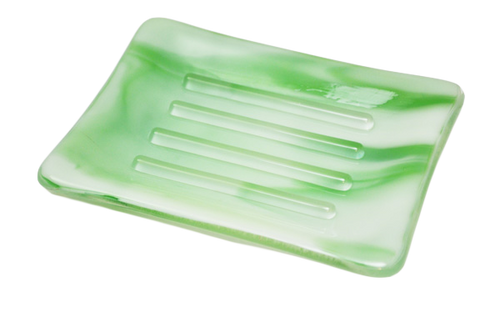 Swirl Collection Light Green Soap Dish