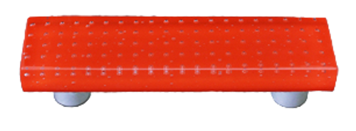 Bubbles Orange Rectangle Pull