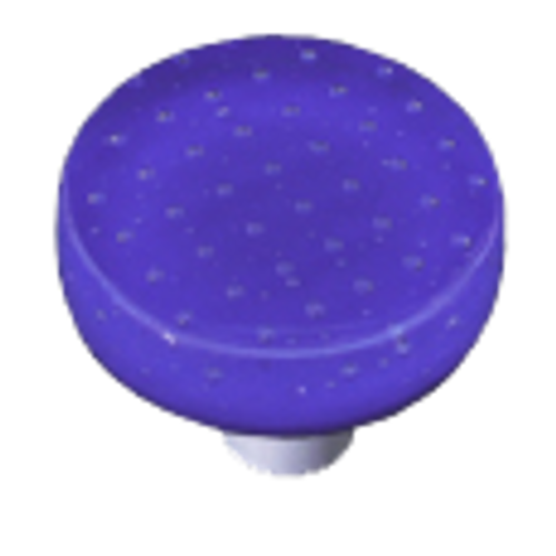 Bubbles Deep Cobalt Blue Circle Knob