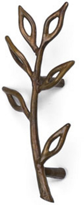 Linea Oliva Cabinet Pull 3'' LO140 in Antique