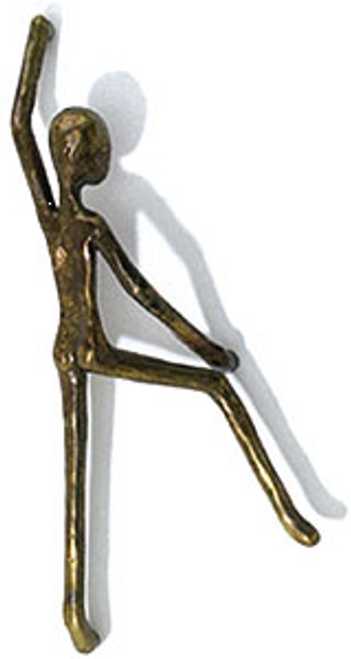 Manhandles Cabinet Pull 7-12'' head to toe MH110-01 in Antique