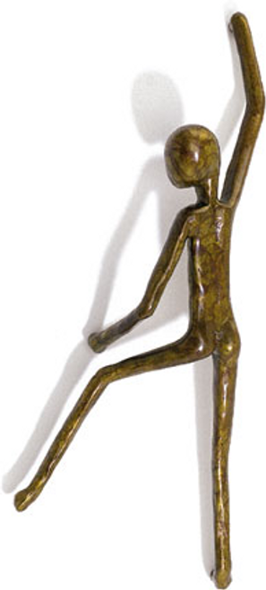 Manhandles Cabinet Pull 14'' head to toe MH311-00 in Antique