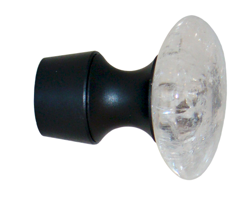 Myterra Gemstone Mineral Stone Crystal Quartz Disk Bolt Hook