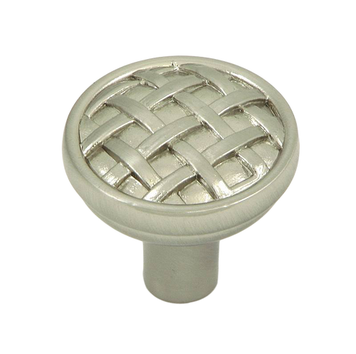 Basket Weave Cabinet Knob CP28  in Matte Black