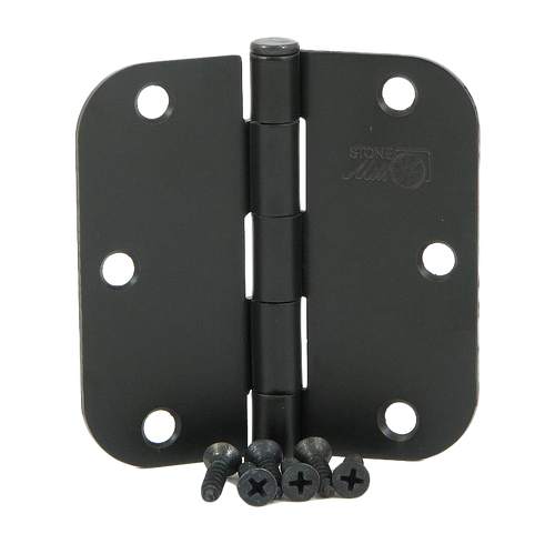 Radius Corner Door Hinge - 2 Pack SMH3558  in Chrome