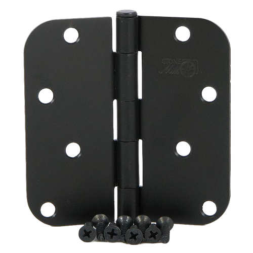 Radius Corner Door Hinge - 2 Pack SMH4058  in Oil Rubbed Bronze