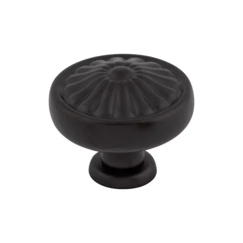 Normandy Flower Knob 1 1/4'' M602 Patina Black