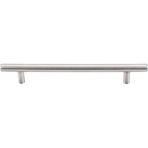 Stainless Hollow Bar Pull 6 516'' cc H4  in Brushed Stainless Steel