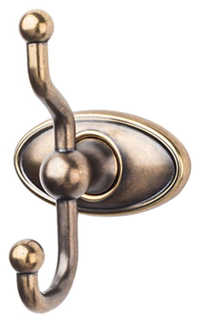 Elements BHE3-02DBAC-R Newbury Brushed Oil Rubbed Bronze Double Robe Hook