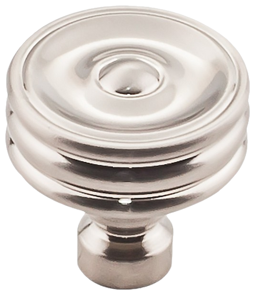 Brixton Ridged Knob 1 14 Inch in Brushed Satin Nickel TK881BSN
