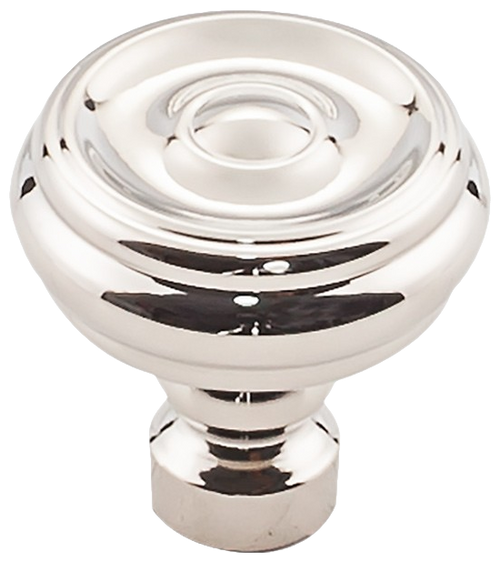 Brixton Button Knob 1 14 Inch in Polished Nickel TK882PN