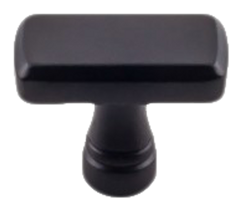Kingsbridge Knob 1 38 Inch in Flat Black TK850BLK