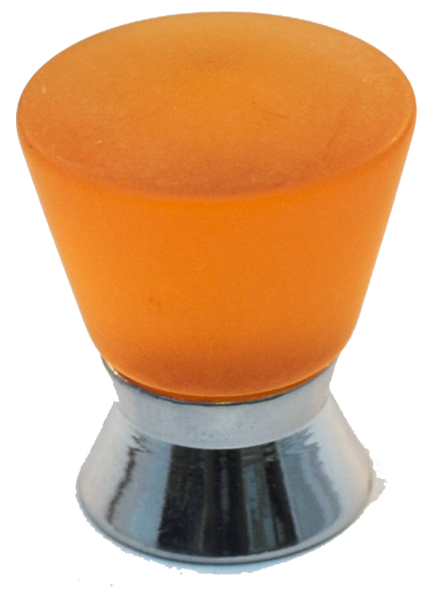Athens Amber Polyester with Solid Brass Knobs