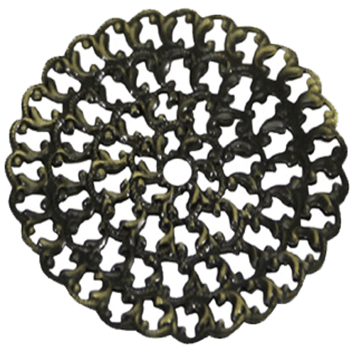 Round 1-7/8'' Backplate in Satin Brass