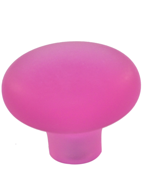Fuchsia Frost Mushroom Knob
