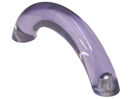 Orchid Clear Curved Pull