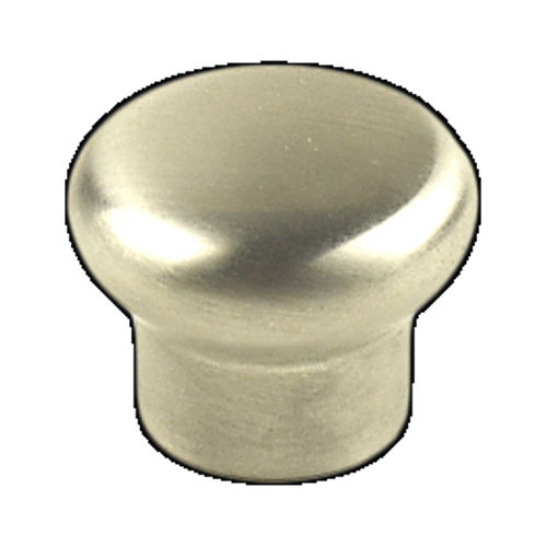 Stainless Steel Mushroom Knob, 1-3/16-In Diameter, Brushed