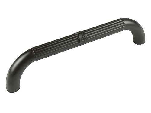 Solid Brass Appliance Pull, 10-Inch Drill Centers, Oil Rubbed Bronze Matte Satin Nickel Finish