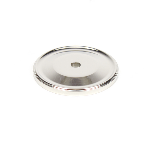 Solid Brass, Back Plate, 1-1/2" dia.   16369-14 in Polished Nickel