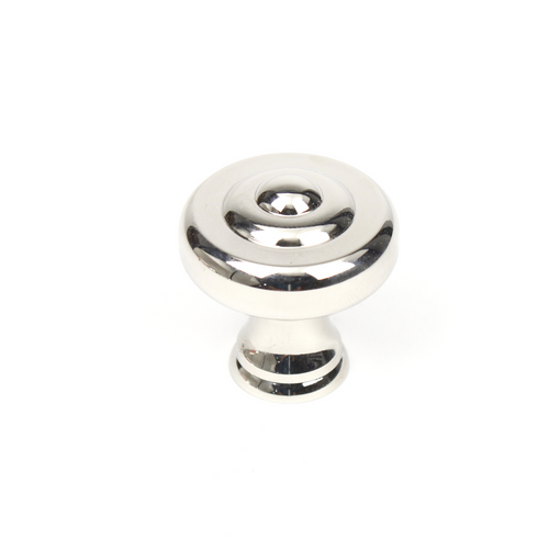 Solid Brass, Knob, 1-1/2" dia.   18128-14 in Polished Nickel