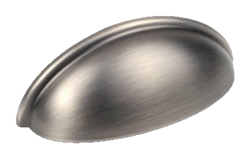 Builder's Choice 3'' c.c. Cup Pull Antique Pewter Hand-Polished 03652-APH in Antique Pewter