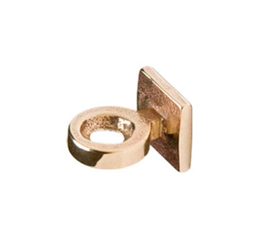 Ted Boerner Round Tab Cabinet Pull  78'' CK20110  in Silicon Bronze Brushed