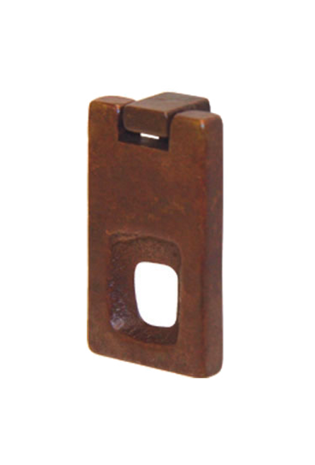 Ted Boerner Tab Pendant Cabinet Pull  1'' CK20130  in Silicon Bronze Brushed