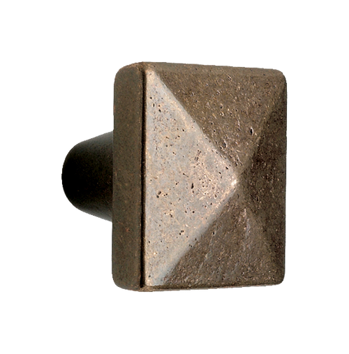 Square Cabinet Knob  1 316'' CK225  in Silicon Bronze Brushed