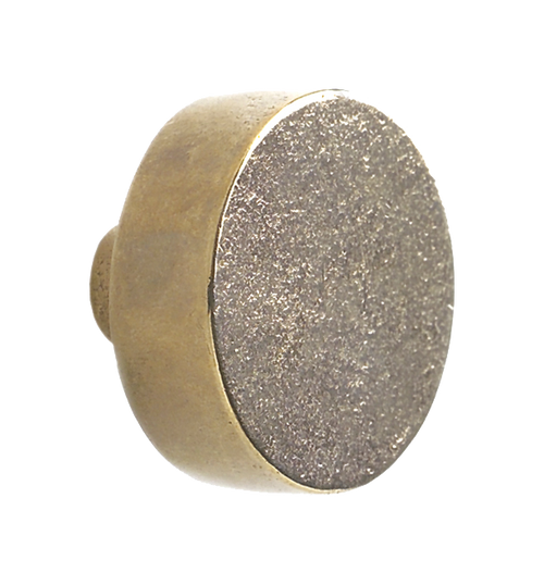 Luna  Cabinet Knob  1 12'' CK240  in Silicon Bronze Brushed