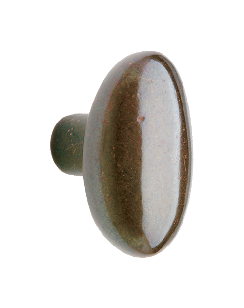 Potato Cabinet Knob  1 916'' CK302  in Silicon Bronze Brushed
