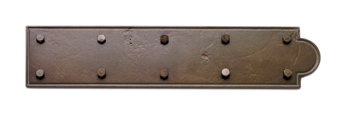 Ornamental Hinge Strap OHS218  in Silicon Bronze Brushed