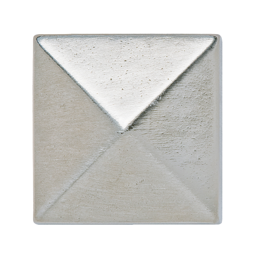 Large Square Clavos DC8  in Silicon Bronze Brushed