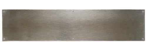 Kick Plate without Bevel KP1035  in Silicon Bronze Brushed