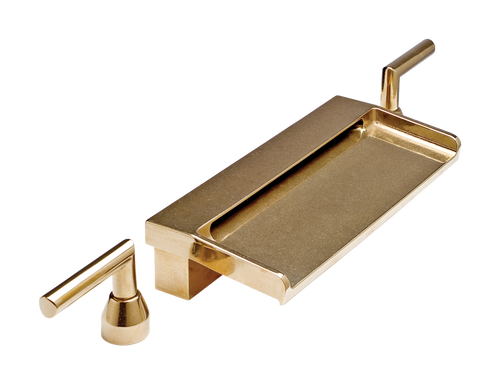 Waterfall Tub Filler Trim & Rough DMT-TF100  in Silicon Bronze Brushed