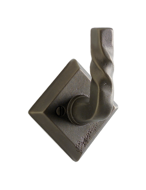 Twist Robe Hook RH2-E202  in Silicon Bronze Brushed