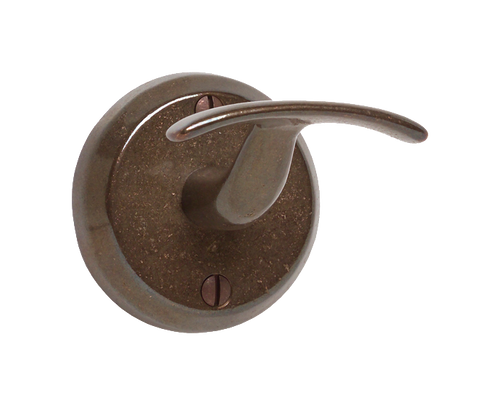 Whale Tail Robe Hook RH4-IP30690  in Silicon Bronze Brushed