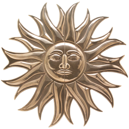 Sun Medallion Pull G2636-PULL  in Silicon Bronze Brushed