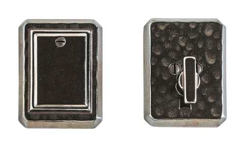 Hammered Dead Bolt - Entry Single Cylinder Dead Bolt DB30490 in Silicon Bronze Brushed