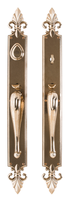 Bordeaux Entry Set - Entry Mortise Lock G30833-G30811-EML in Silicon Bronze Brushed