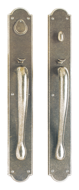 Arched Entry Set - Entry Mortise Lock G781-E721-EML in Silicon Bronze Brushed